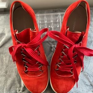 Stuart Weitzman the Gaming Suede Trainer Sneaker